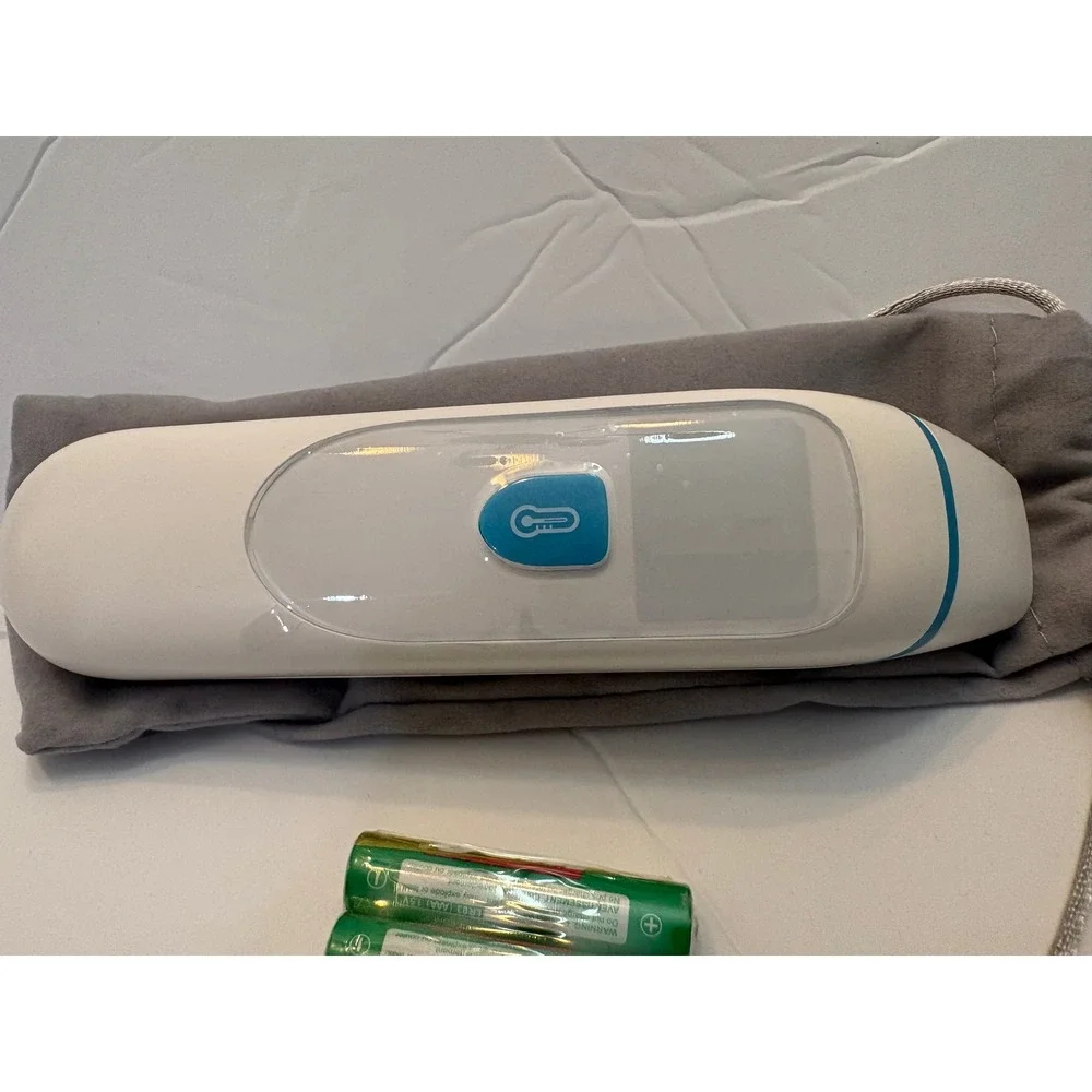 Multifunctional Infrared‎ Thermometer PC809 Ear and Forehead Digital White Blue